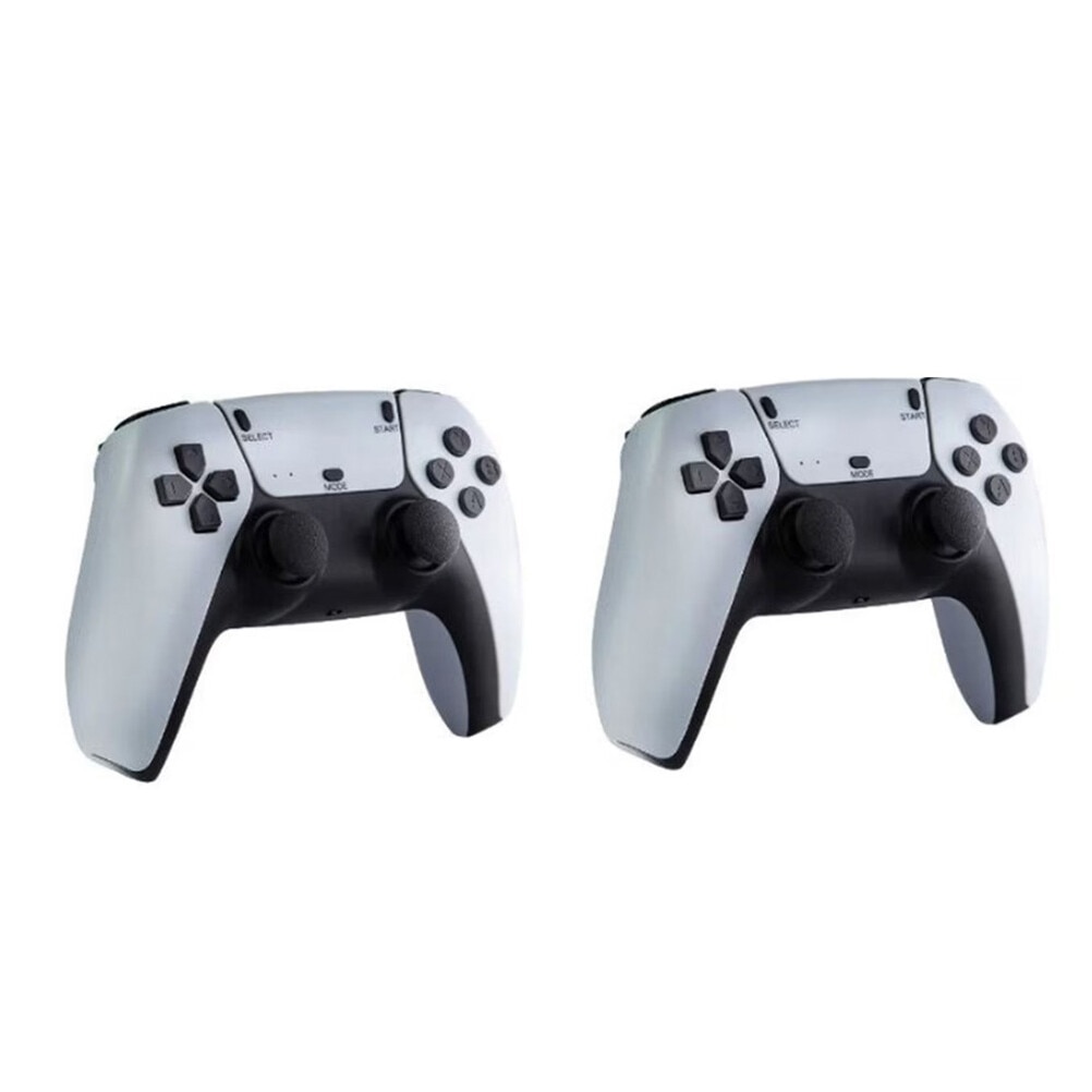 Consola EDAR Tip Stick Cu 20.000 De Jocuri Retro, Compatibila Cu 9 Emulatoare, 2 Controlere Wireless, Conexiune Hdmi, 2.4ghz, Suport 4k Si Capacitate De Stocare De 64gb, Alb