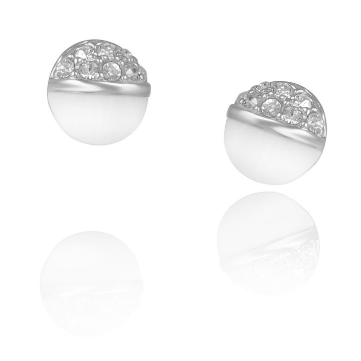 Cercei Colibra, Wedding Dream, pictati manual, cu cristale Preciosa