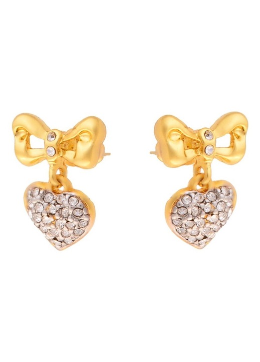 Cercei Colibra Classic, cu cristale, 1.8cm