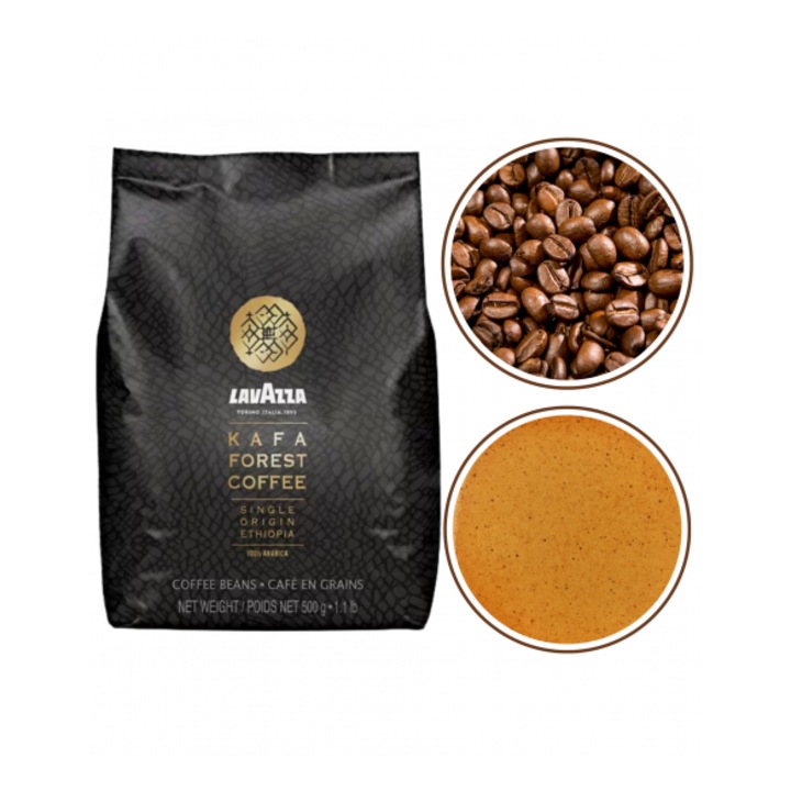 Cafea Single Origin, Lavazza Kafa Forest, Arabica, 500g