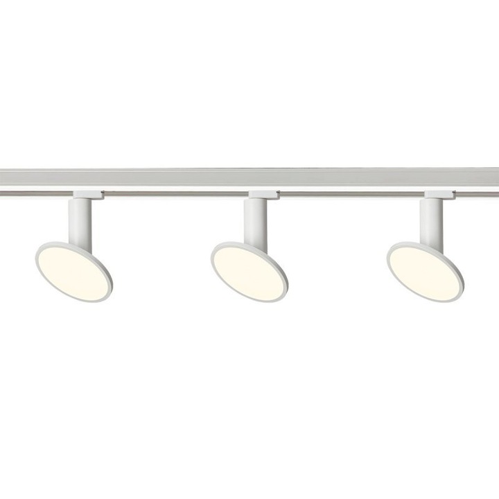 Релсов комплект Light Prestige, 150 см, 3 рефлектора, бял