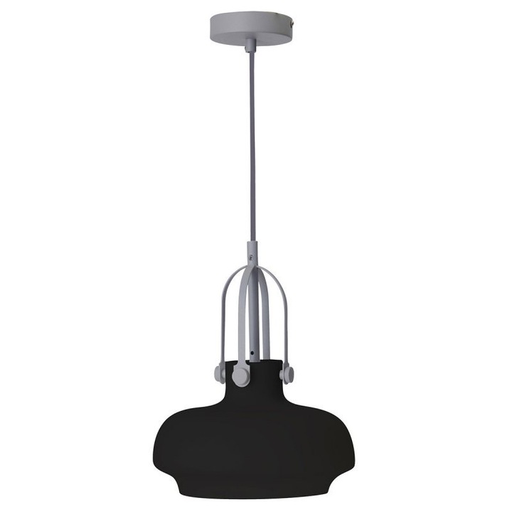 Pendul Light Prestige Piano, metal negru, 43x30cm, 1xE27