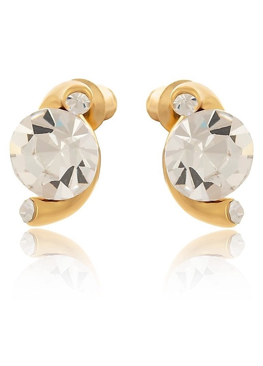 Cercei Colibra cu cristale Preciosa, Classic, elegant, stralucitor