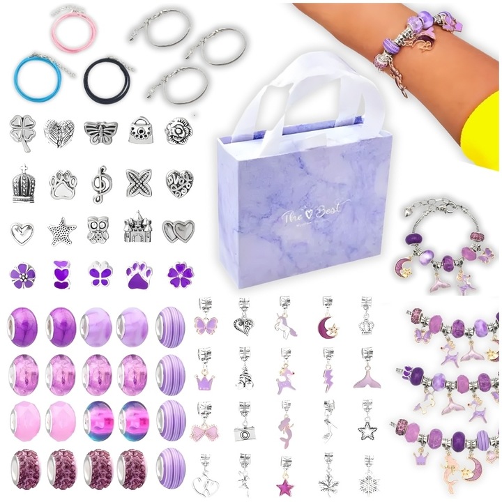 Set de Artizanat, Starky, Bratari Charms, Multicolor