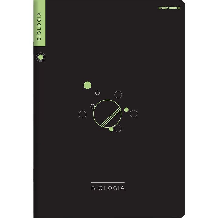 Caiet A5 Biologie, 60 pagini, 70g, portabil