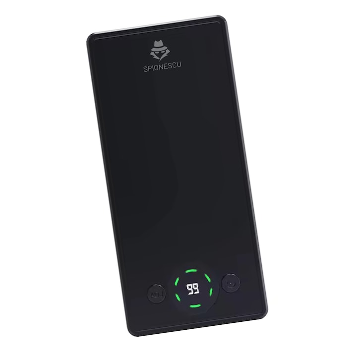 Устройство против запис, Spionescu, F10, усъвършенствана ултразвукова технология, изкривяване на звука, 4000mAh батерия, 300° защита, безжично управление до 50m, интегрирана захранваща банка