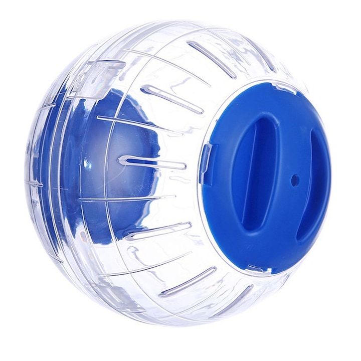 Bila de alergare pentru hamsteri, plastic, design respirabil, transparent, 12.9cm
