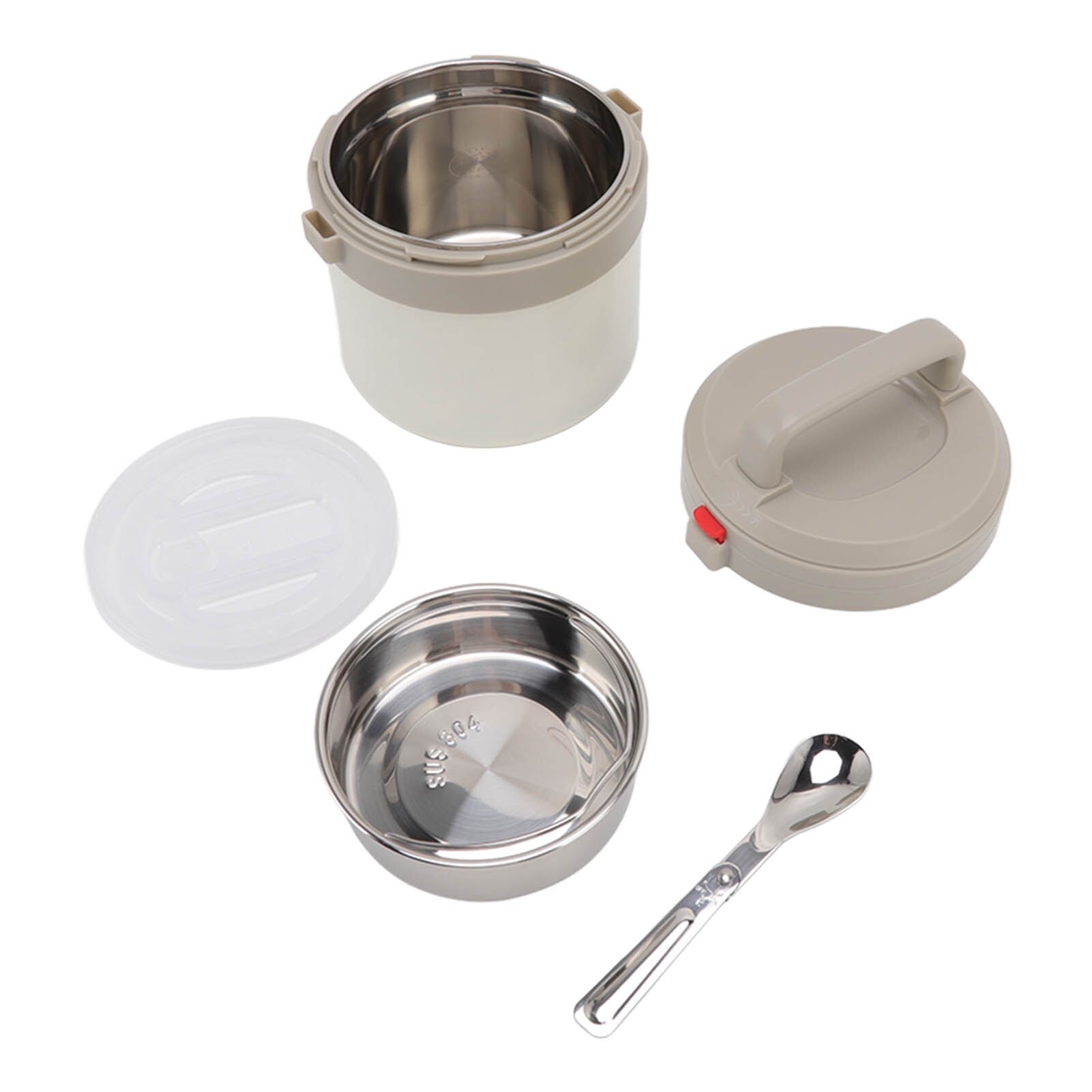 mariawetswuit タッパー Cutie alimentara termica Jormftte, 3 straturi, 2L, inox 304, alb