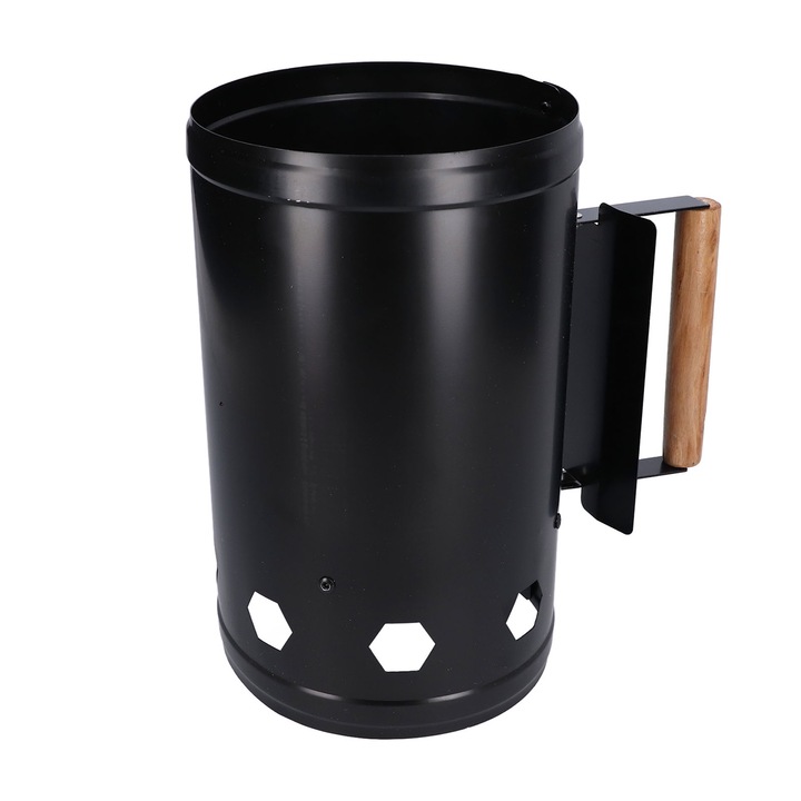 Jormftte faszénindító, gyors gyújtás, biztonságos használat, ellenálló acél, grillezéshez és kempingezéshez