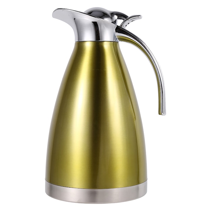 Cafetiera, Jormftte, inox, perete dublu, 2L, rosu