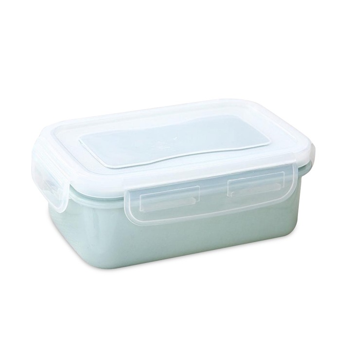 Jormftte ételhordó doboz, hordozható, PP anyag, légmentesen záródó, ebédhez, 20x15x10cm