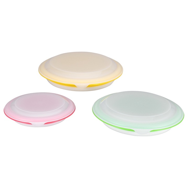 3 db Összecsukható Műanyag Tál Készlet, Hordozható, Kempingezéshez, Jormftte, Könnyű, Különböző Méretek