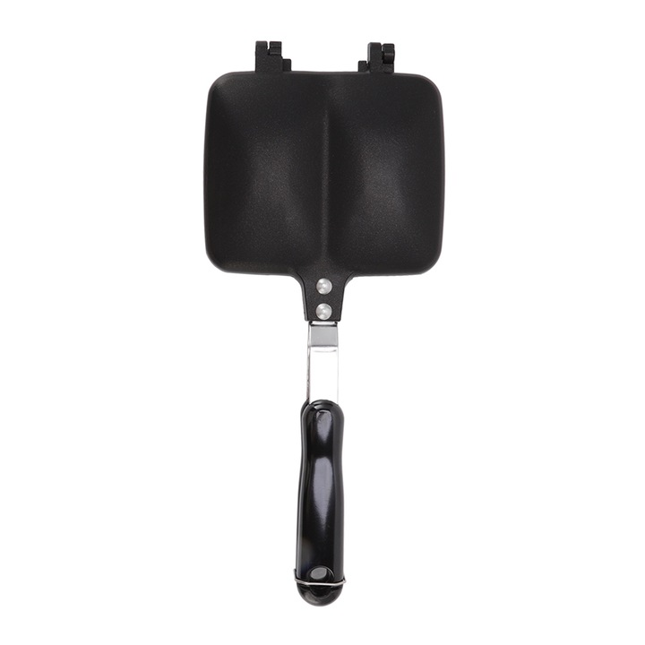 Sandwich maker Jormftte, detasabil, non-stick, aluminiu, manere ergonomice, 30x20cm