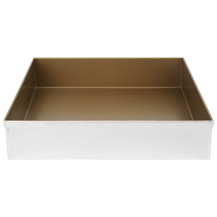 Tapadásmentes, négyzet alakú tepsi, süteményekhez