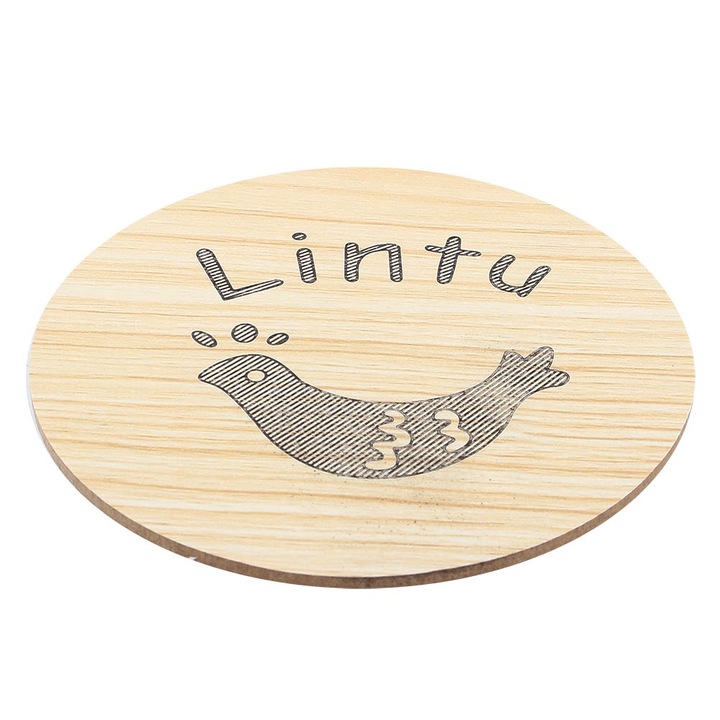 Jormftte 6 darabos italtartó készlet, kerek, csúszásgátló, bézs, csészékhez és poharakhoz