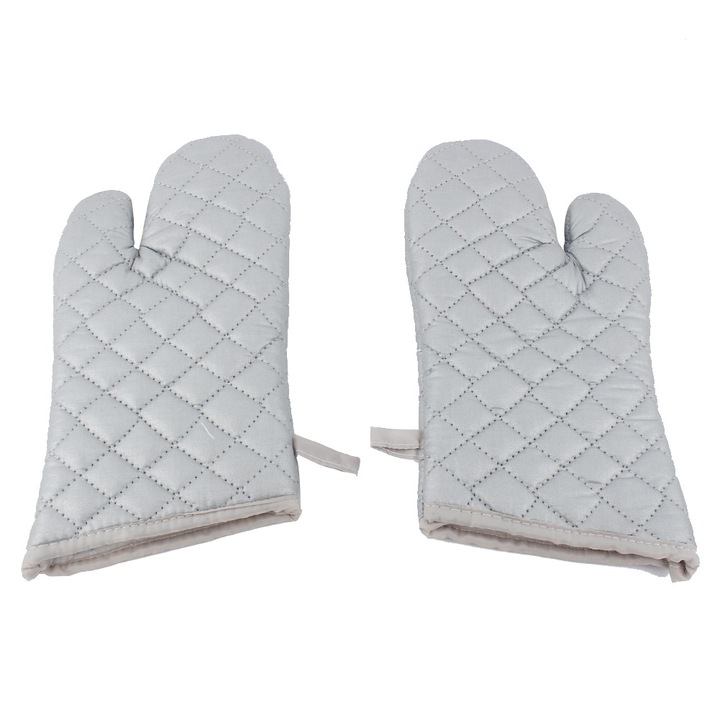 Jormftte konyhai kesztyű, hőálló, mikrohullámú sütőhöz, 1 pár, pamut, egyszerű kivitel