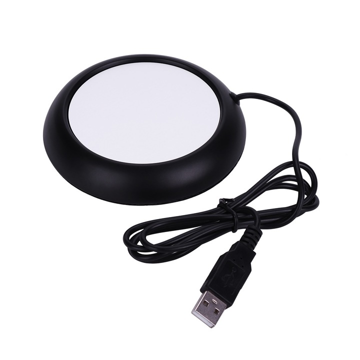 Jormftte italtartó, bögremelegítő, diófa, fekete, 5V, USB