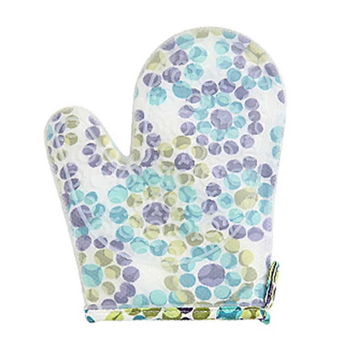 Konyhai kesztyű, Jormftte, pamut szilikonnal, hőálló, csúszásmentes, többszínű