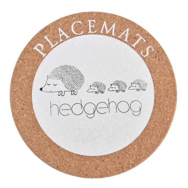 Parafa poháralátétek, Jormftte, állatmintás szett, 10x10cm, natúr színű