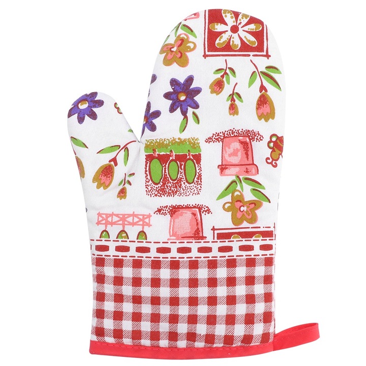 Konyhai kesztyű, Jormftte, pamut, hőálló, csúszásmentes, szett