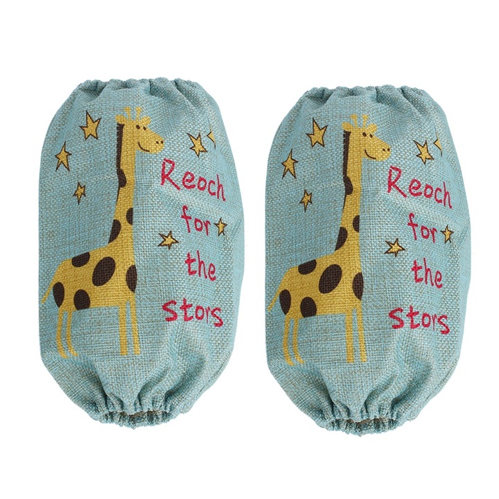 Jormftte konyhai kesztyűk, zsiráf modell, pamut és vászon, szett, rugalmas, mosható