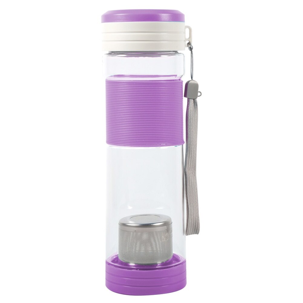 Infuzor Protostics Sticla cu infuzor, Jormftte, 550ml, portabila, mov/transparent - eMAG.ro