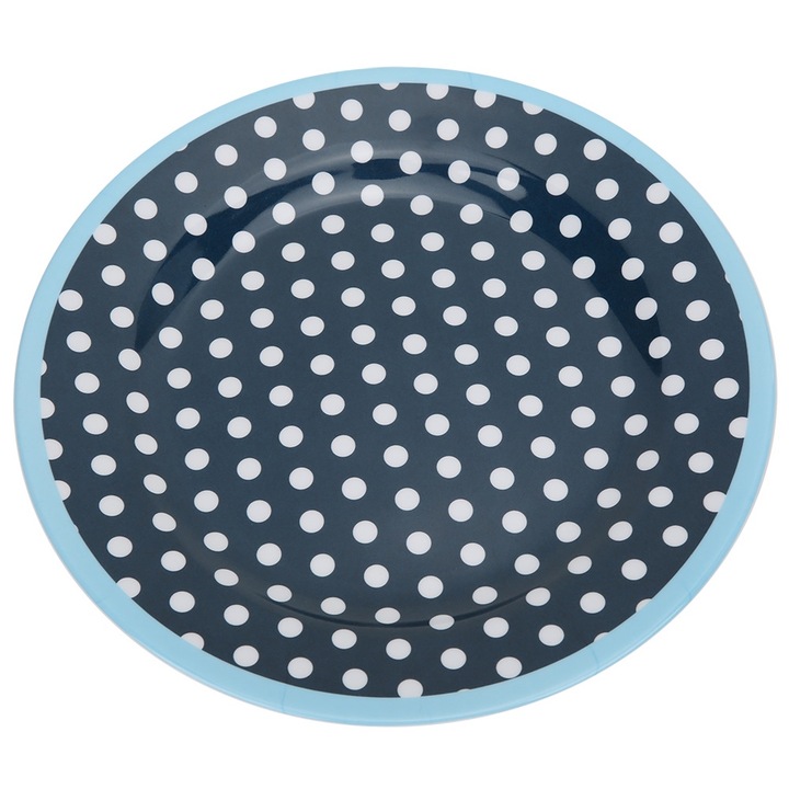 Jormftte kerek tányér, 22 cm, extrém hőmérsékletnek ellenálló, könnyű, éttermi és otthoni használatra