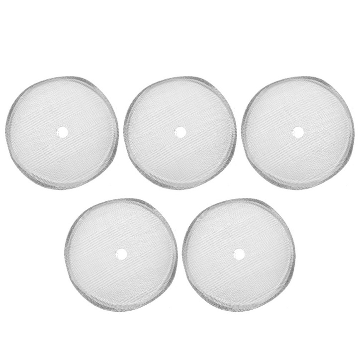 Комплект от 5 филтъра Френска преса, Cozevdnt, Inox, Silver