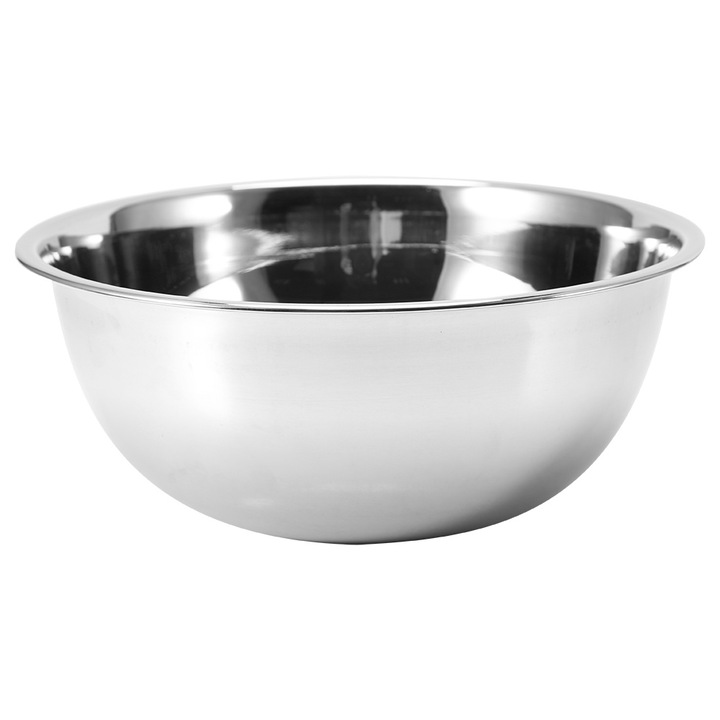 Jormftte rozsdamentes acél tálak, készlet, karcálló, 20 cm