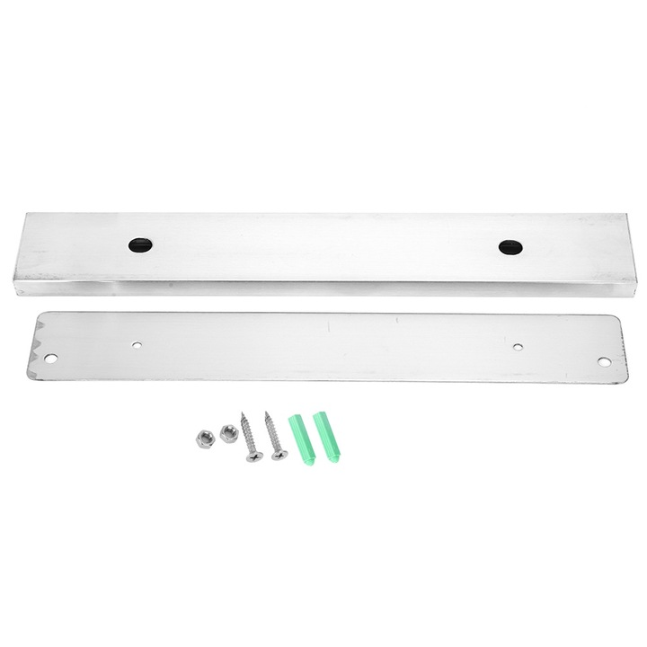 Jormftte rozsdamentes acél mágneses evőeszköztartó, 40 cm, modern design, falra szerelhető