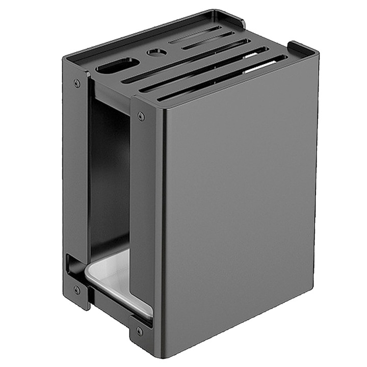 Otthoni konyha Többfunkciós késtartó Mágneses vízelvezető Függőleges tárolóállvány késekhez, minden egyben