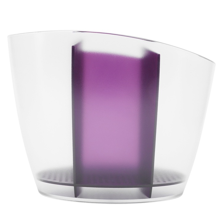 Jormftte evőeszköztartó, levehető, rekeszes kialakítás, lila