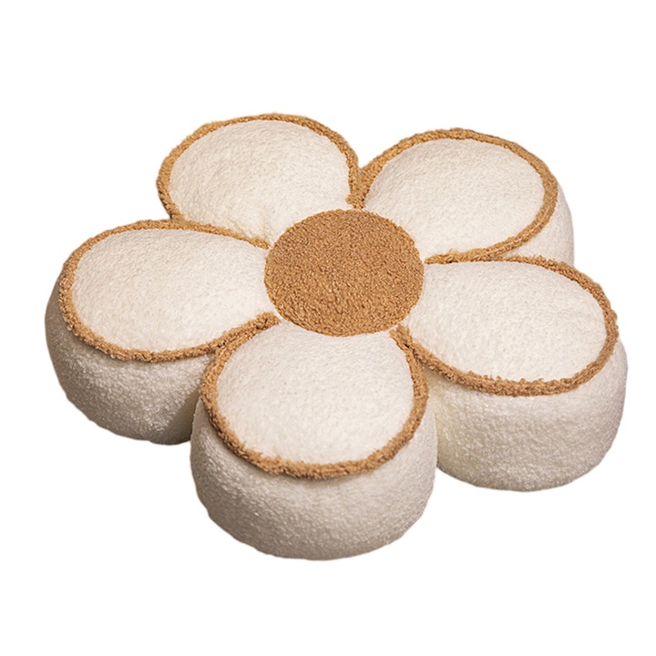 Perne decorative, Enforose, perne cu flori, 40x40cm, galben, alb, negru