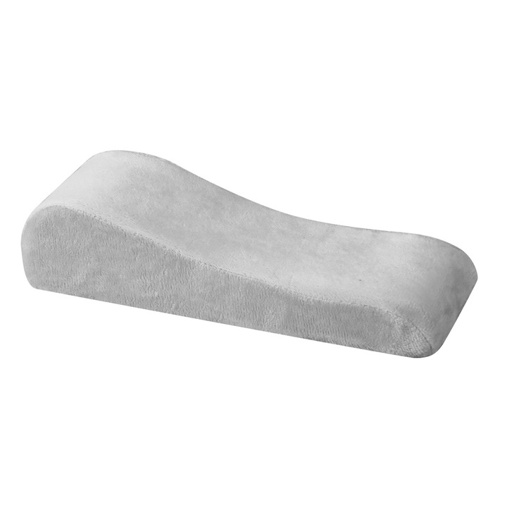Ergonomikus csuklótámasz párna memóriahabos bársony, állítható 30x10x5cm