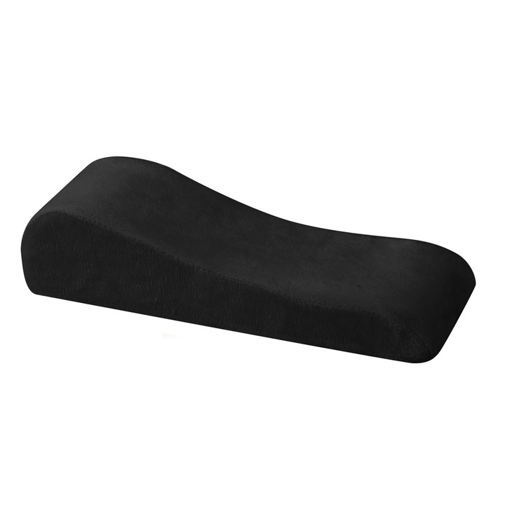 Ergonomikus csuklótámasz párna memóriahabos bársony, állítható 30x10x5cm