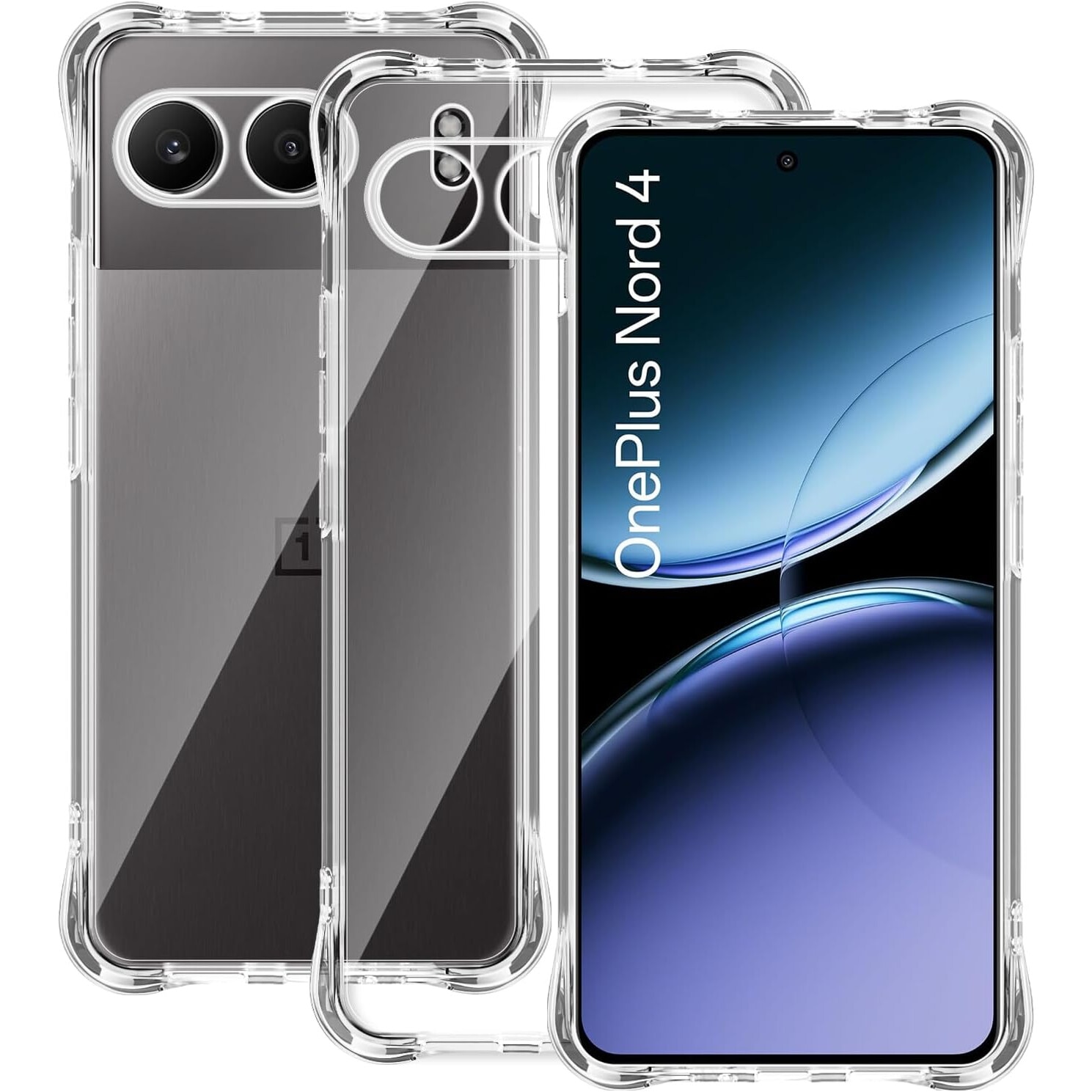 Husa pentru OnePlus Nord 4 Anti-Shock 1.5mm reinforced 4 corners cu protectie lentile transparent