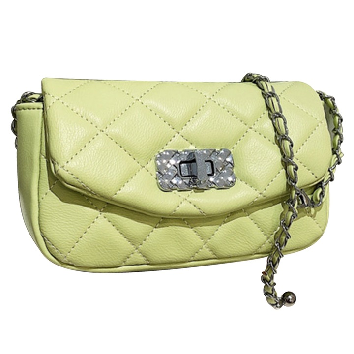 Női válltáska, longziming, Ökológiai bőr, Zöld