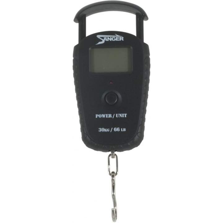 Cantar digital 30 kg, Saenger, functie HOLD, cu baterie integrata, pentru pescuit