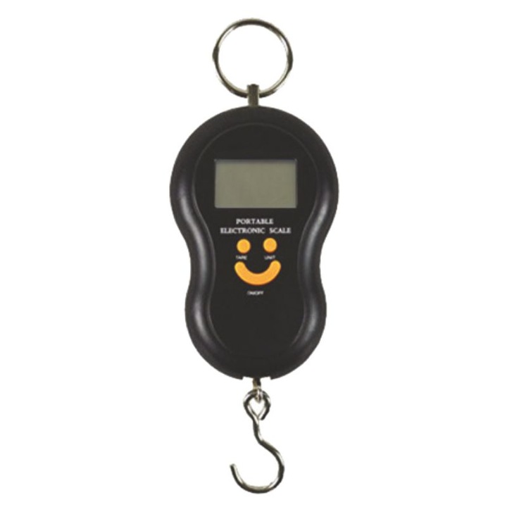 Cantar digital Mistrall KC1, 50kg, termometru, 2xAAA, pentru pescuit