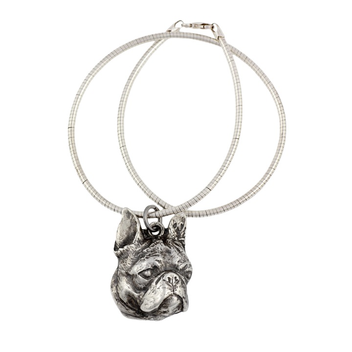 Colier cu pandantiv animal, Art-Dog, unisex, 45 cm