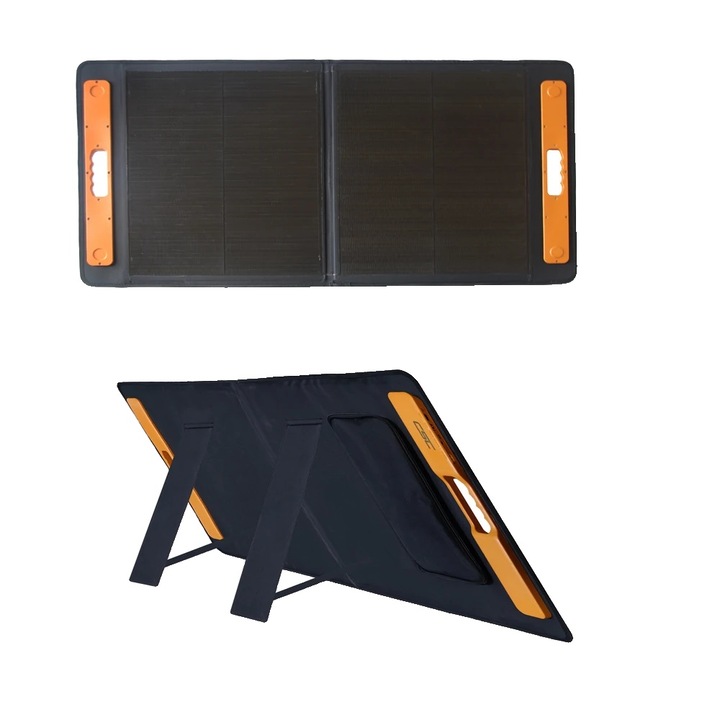 Panou solar portabil 100W, eficienta ridicata, suport pentru multiple dispozitive, 1210x595x30mm, 4.9KG