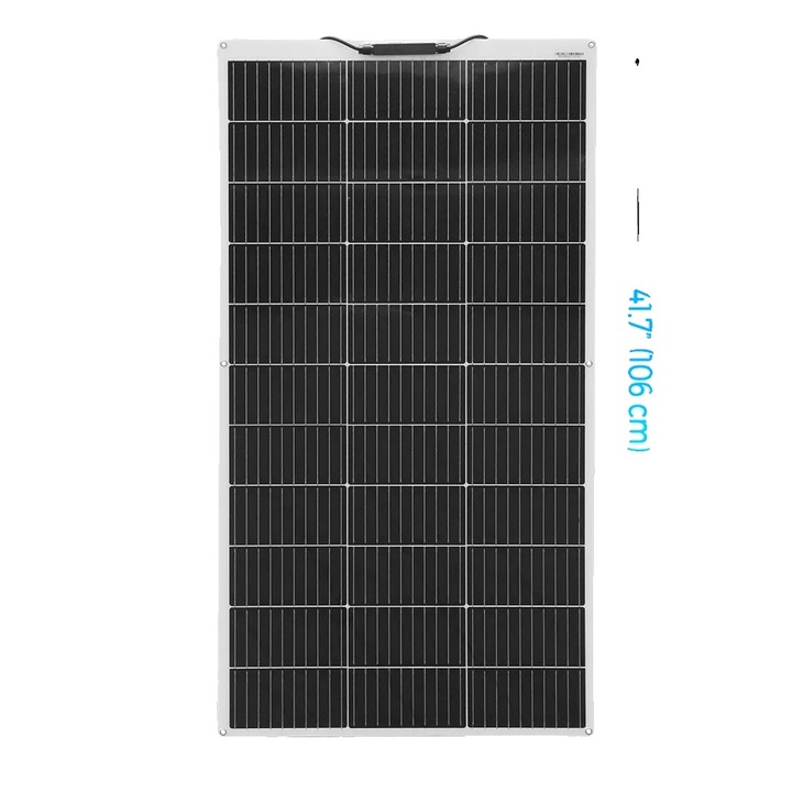 Panou solar de 120 wati, 24% eficienta celulara, design usor, panou solar alb