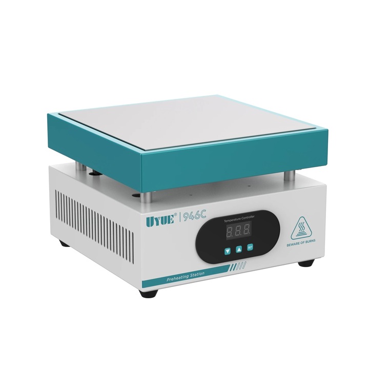 Masa de incalzire UYUE 946C, 600W, 50-350C, 200x200mm, 220V