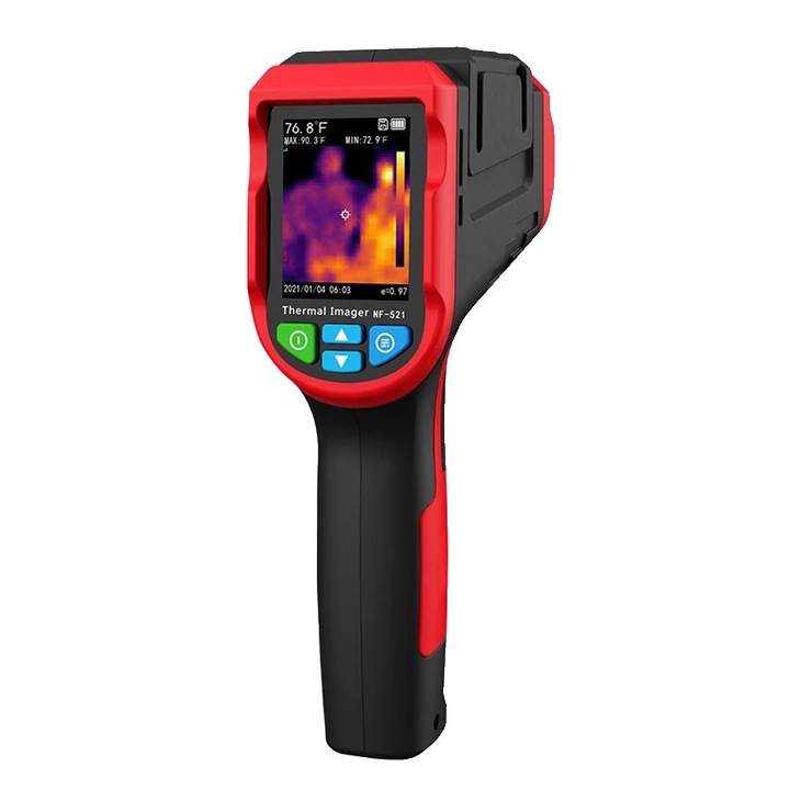 Портативна термокамера NF-521, -10~400°C, 2.4 LCD дисплей, пълен комплект с аксесоари