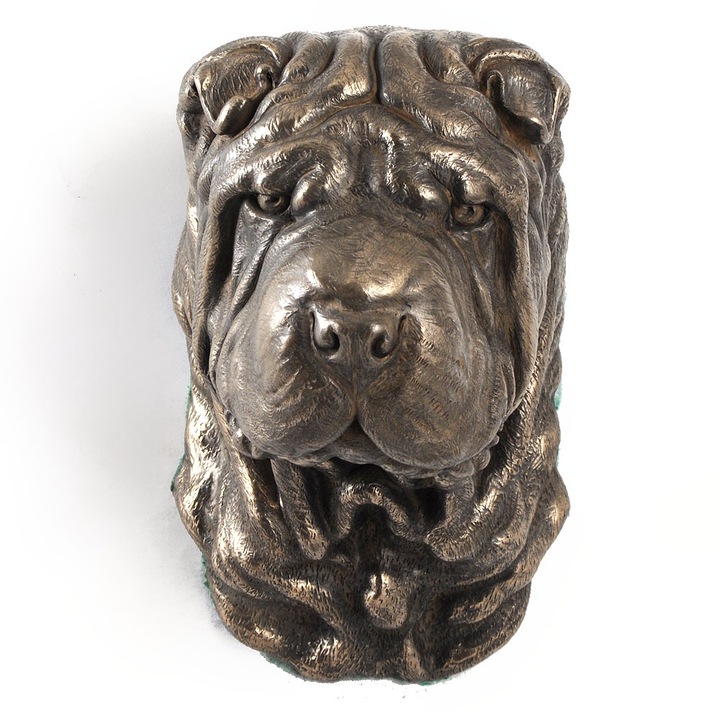 Statueta caine Shar Pei, Art-Dog, bronz