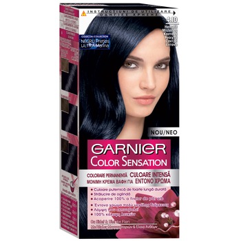 Vopsea de par permanenta cu amoniac Garnier Color Sensation 4.10 Hematit Misterios, 110 ml Vopsea de par permanenta cu amoniac Garnier Color Sensation 4.10 Hematit Misterios, 110 ml