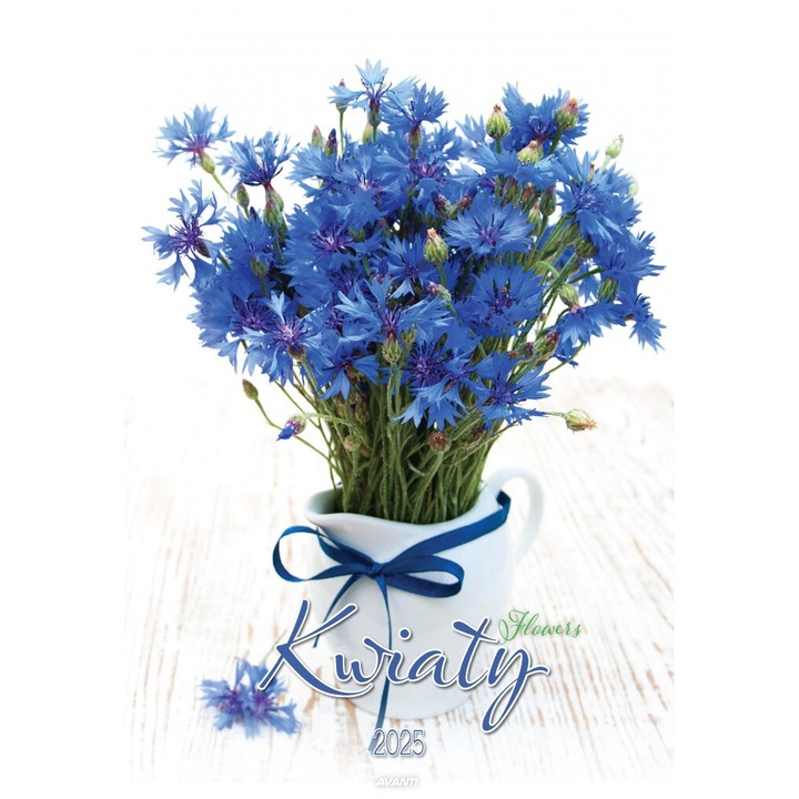 Calendar 2025, AVANTI, flori, 23x30,5cm, 16 pagini