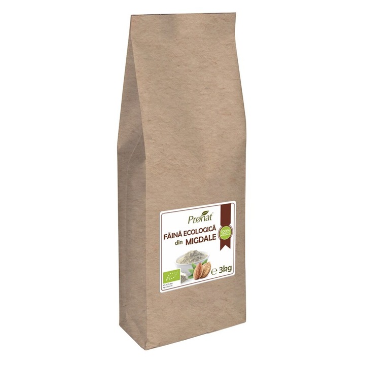 Faina de migdale bio, 3Kg Pronat