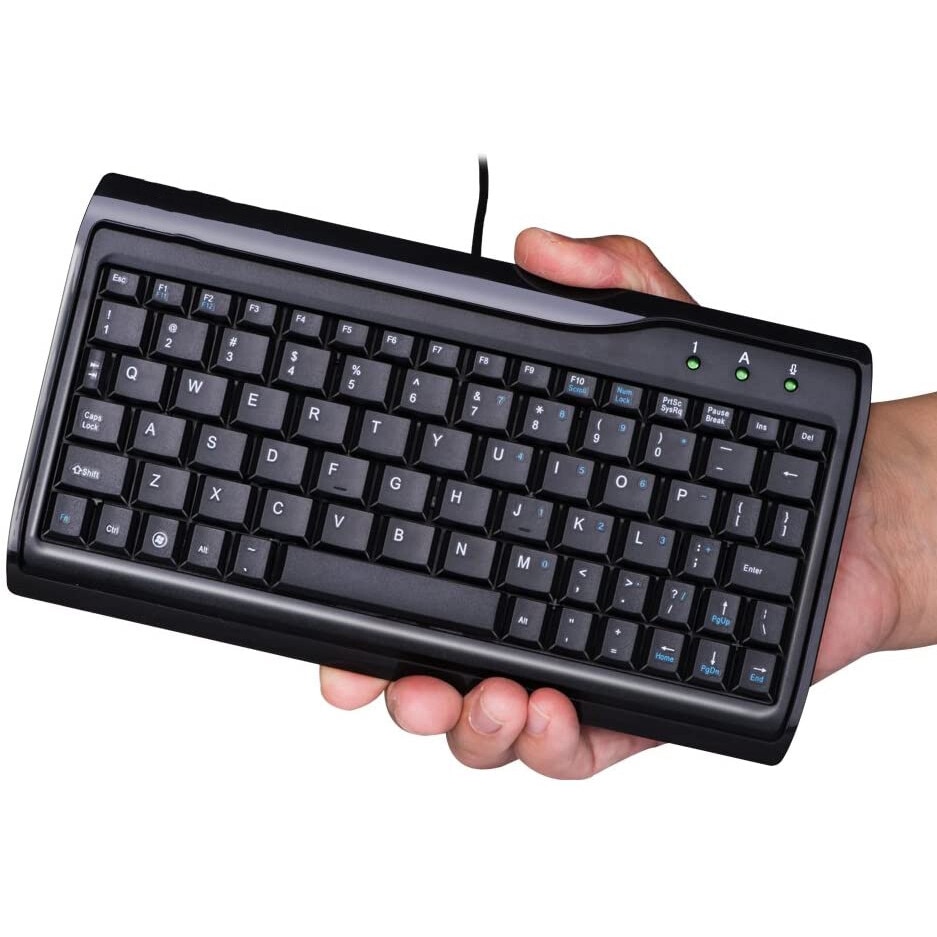 Tastatura USB Cablata Super Mini BGHYHYHI, 78 Taste, Dimensiuni