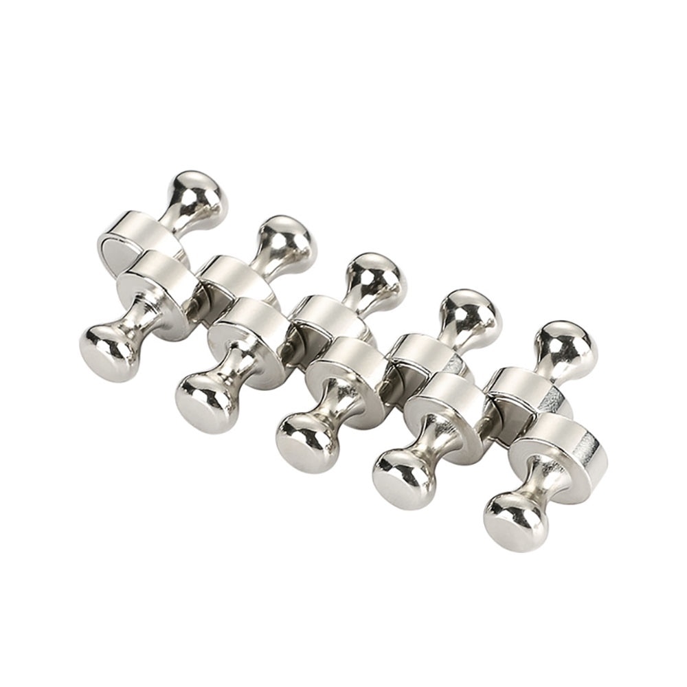 Set 12 pioneze magnetice metalice N35, 16x20mm, Cozevdnt - eMAG.ro